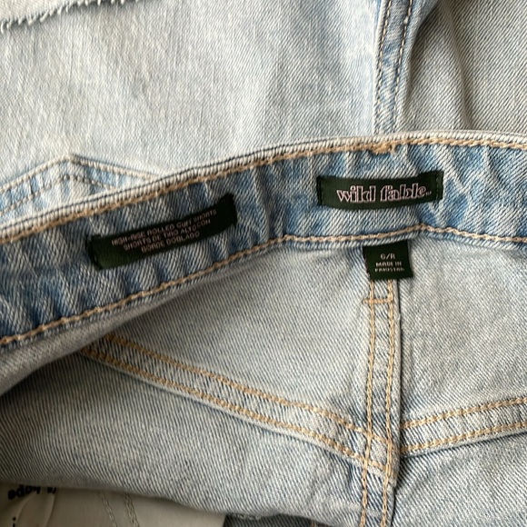 NWT Wild Fable Light Wash Shorts - Picture 5 of 7